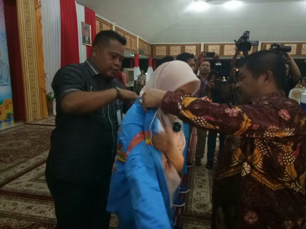 Bupati Lepas Kontingen Bengkalis ke Porprov